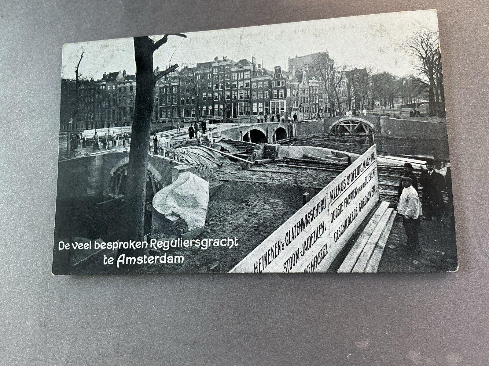 Zeldzame ansichtkaart Reguliersgracht Amsterdam (voor 1920), Verzenden, Voor 1920, Gelopen, Noord-Holland