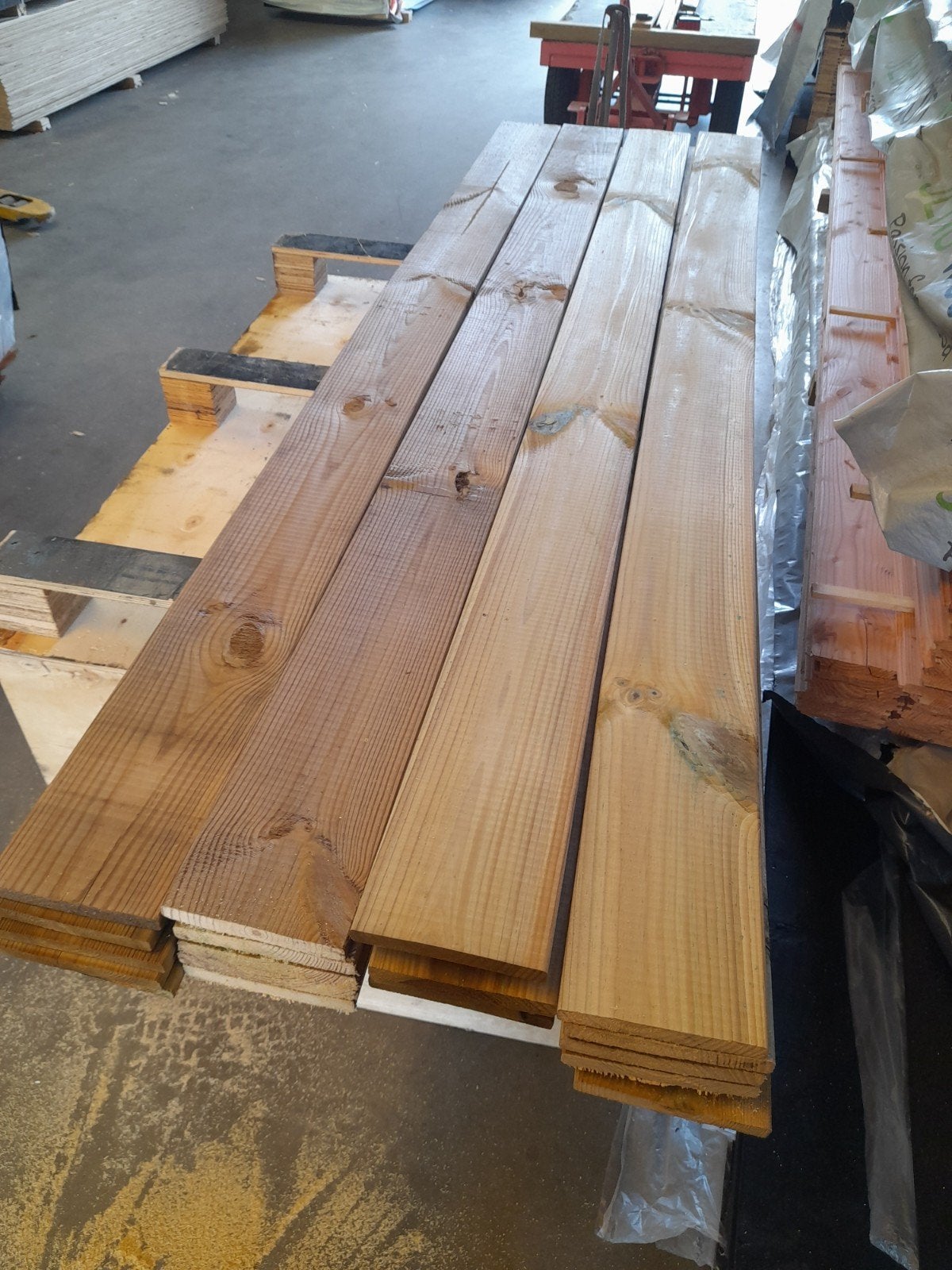 Grenen schuttingplanken, B-keus, tuinplank, schutting, Tuin en Terras, Palen, Balken en Planken, Ophalen, Nieuw, Minder dan 180 cm