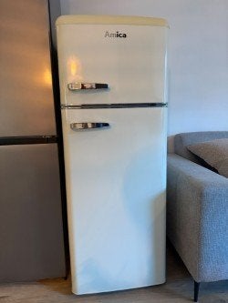 KOEL VRIES COMBI, Witgoed en Apparatuur, Ophalen, Gebruikt, 120 tot 140 cm, 60 cm of meer