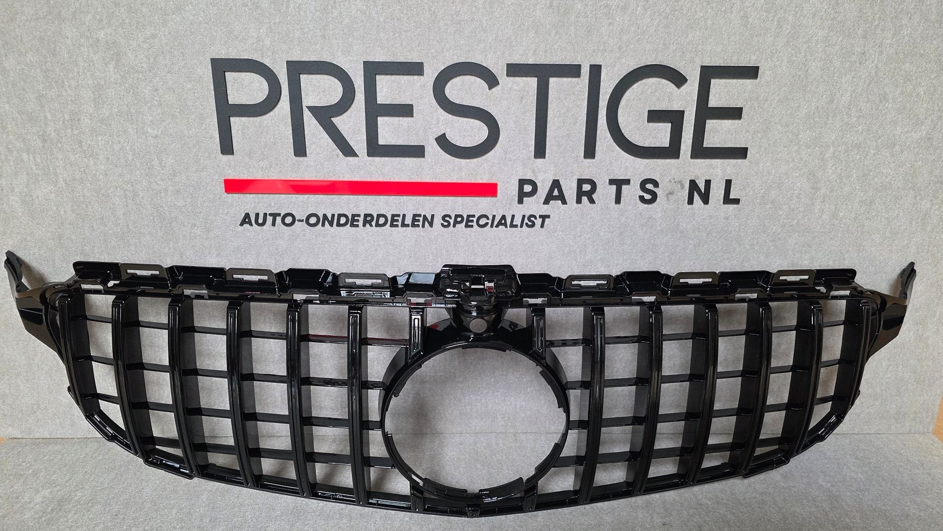 Grill Grille Mercedes C CLASSE W205 GT ZWART AMG LINE NIEUW, -, Nieuw, Ophalen of Verzenden, -