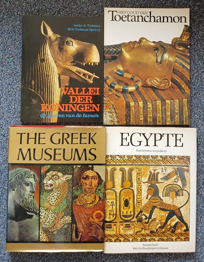 BOEKEN: EGYPTE-VAL KONINGEN--THE GR MUSEUMS -TOETANCHAMON, Verschillende auteurs, Overige onderwerpen, Ophalen, Gelezen