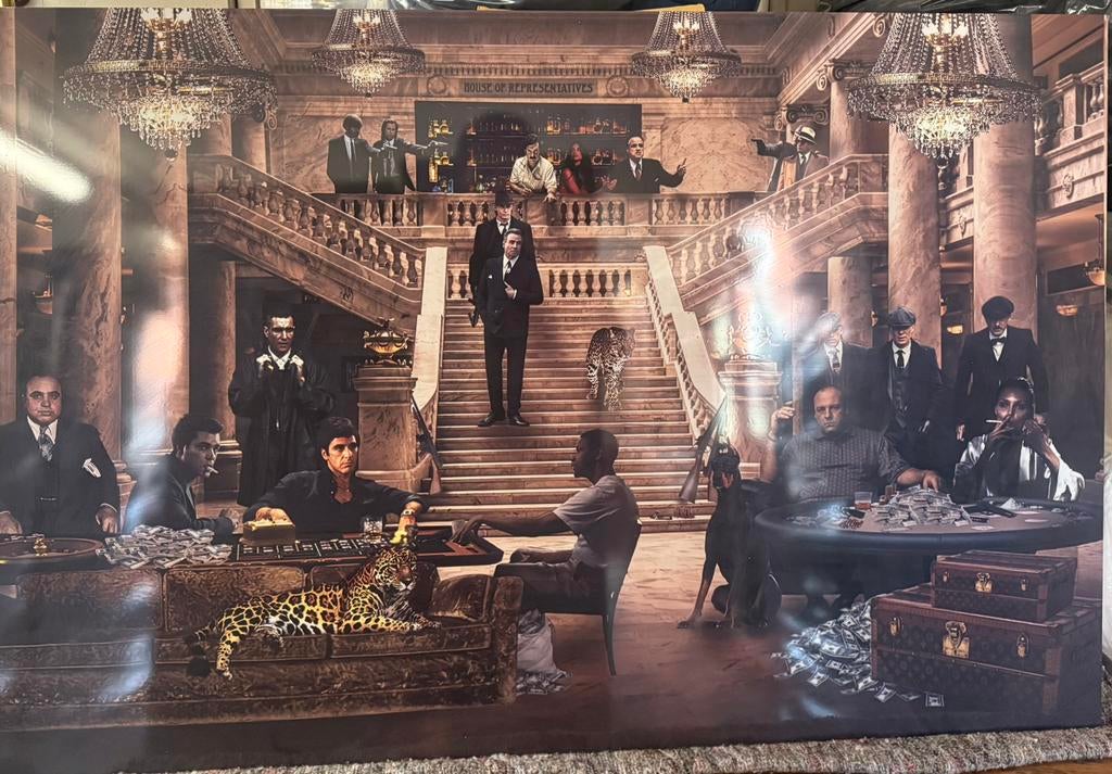 Gangster Paradise schilderij 120x80, Ophalen