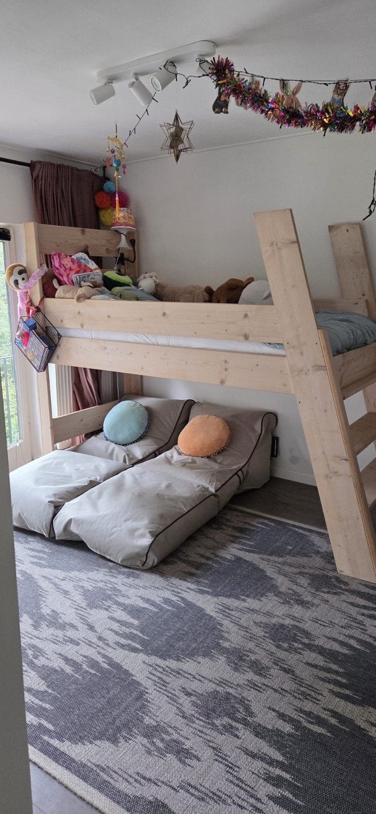 Stevig houten bed van Rockwood voor kind/tiener, Kinderen en Baby's, Kinderkamer | Bedden, Ophalen, 180 cm of meer, 85 tot 100 cm