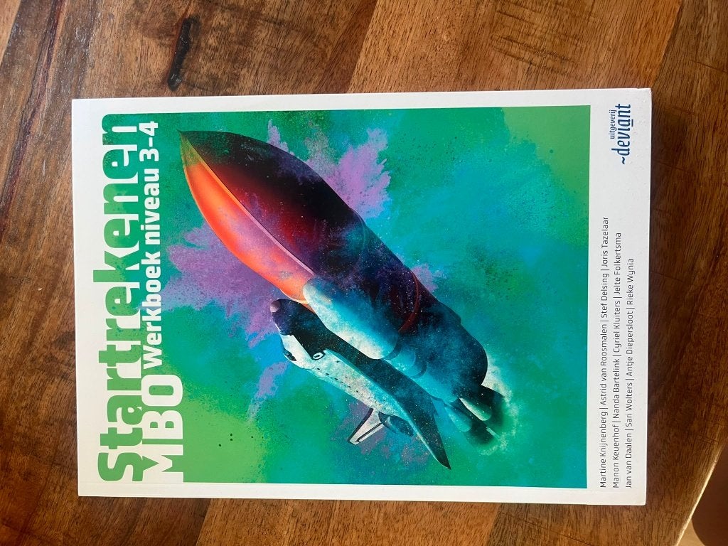 Startrekenen MBO werkboek niveau 3-4, Ophalen of Verzenden, Zo goed als nieuw, Overige niveaus