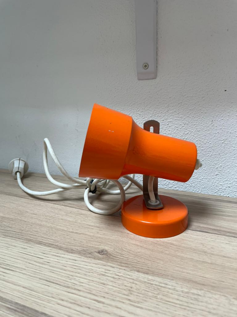 Retro Oranje Wandlamp / Plafondlamp - Vintage Design, Ophalen of Verzenden