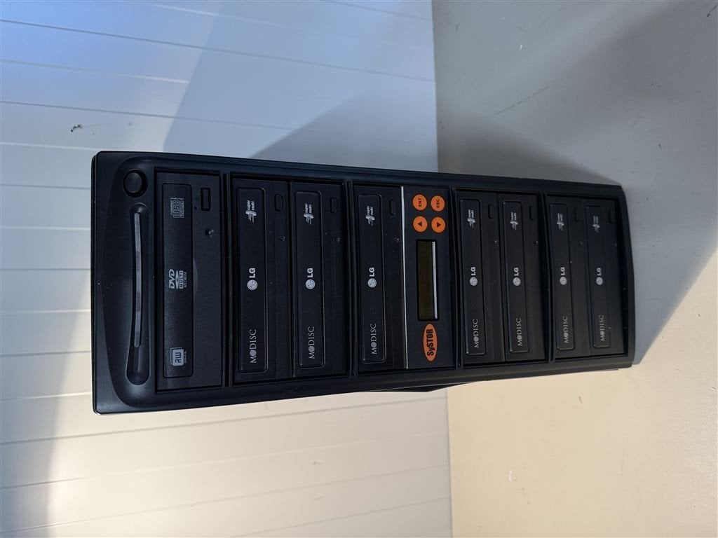 SySTOR 1:7 CD/DVD Duplicator Tower - kopieer toren, Computers en Software, Desktop Pc's, Gebruikt, Ophalen of Verzenden