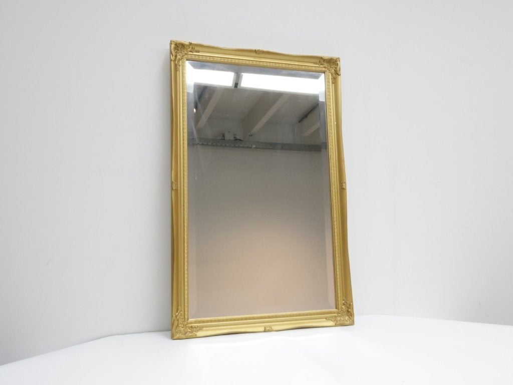 Vintage spiegel | Sierlijst goud, Minder dan 50 cm, Gebruikt, ., Ophalen of Verzenden