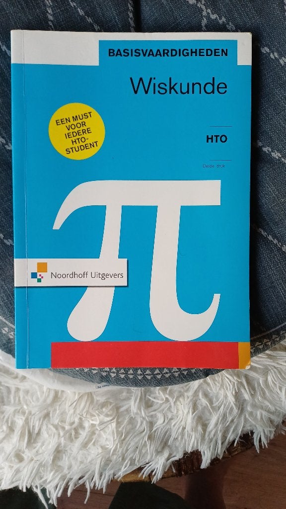 Basisvaardigheden Wiskunde HTO 3e druk, Boeken, Zo goed als nieuw, Douwe Jan Douwes; Jaap Grasmeijer, Beta, HBO