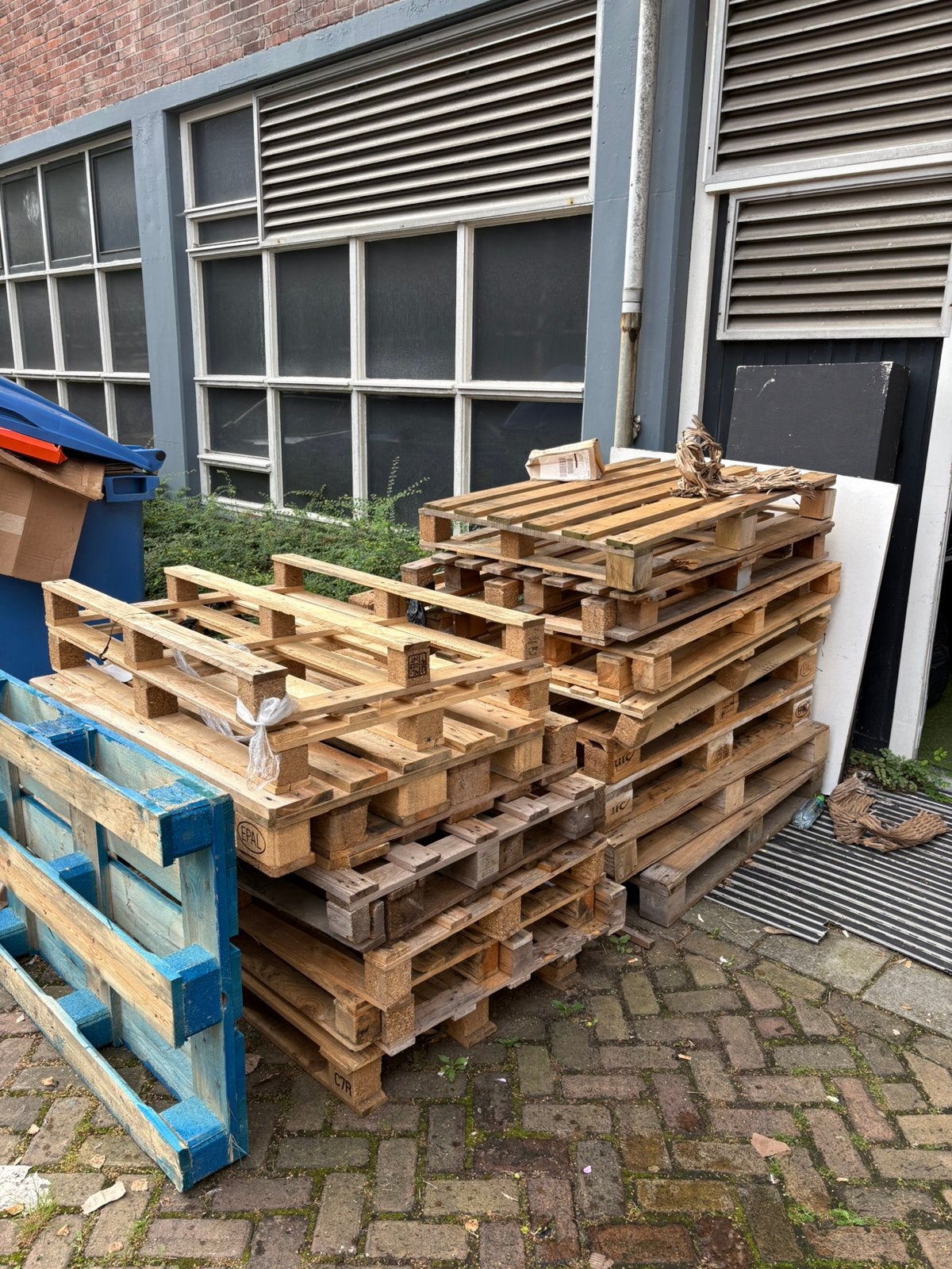 GRATIS PALLETS OP TE HALEN!, Ophalen, Zo goed als nieuw, 50 mm of meer, Pallet