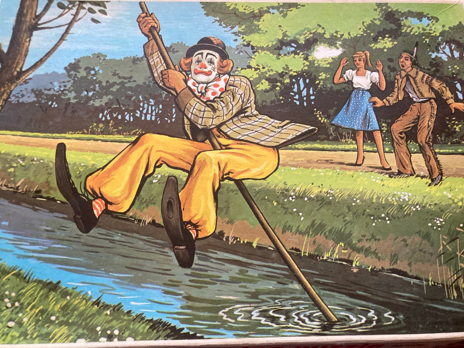 Oude houten puzzel pipo, Ophalen of Verzenden