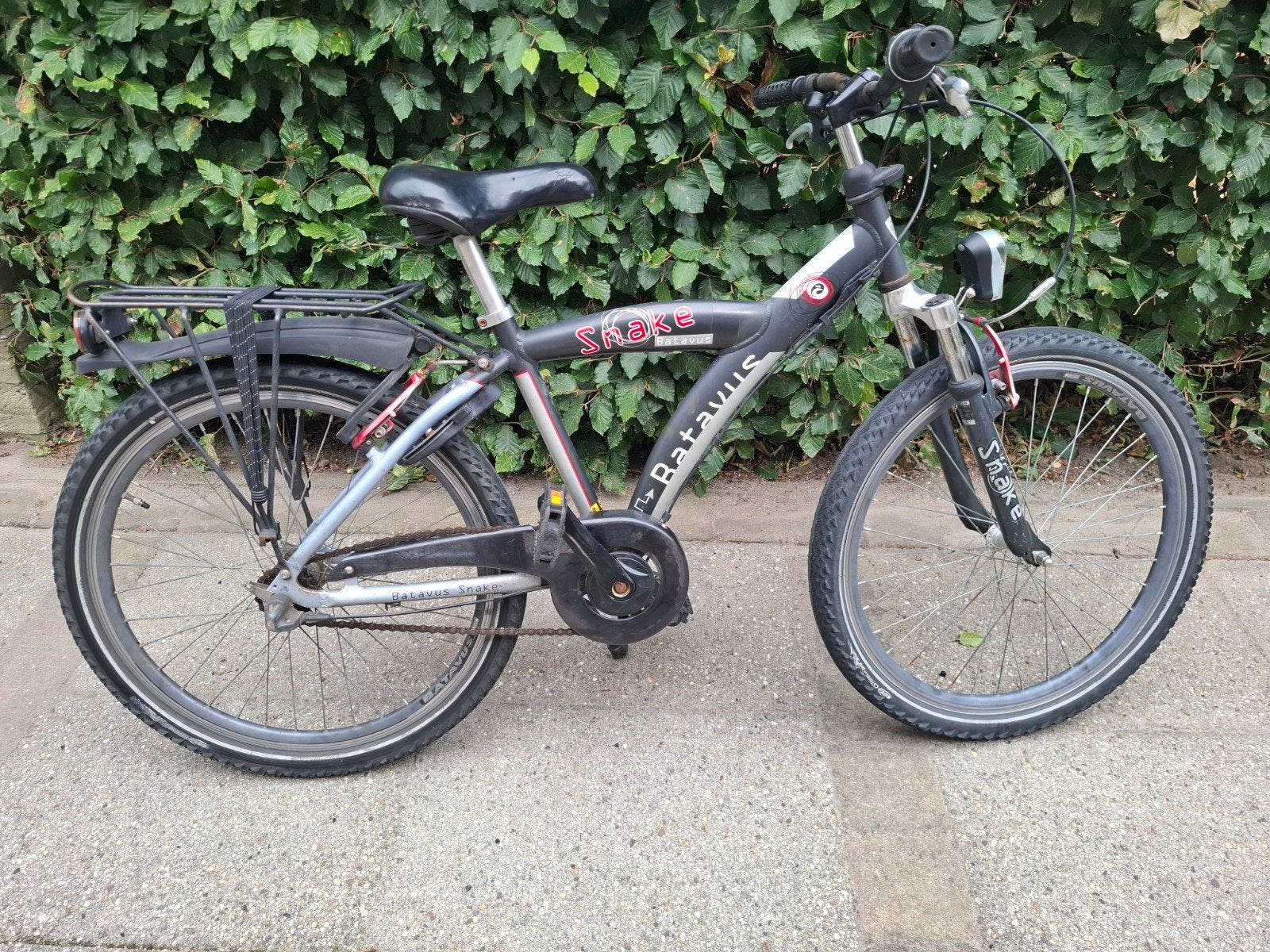 Batavus Snake kinderfiets - 24 inch, Fietsen en Brommers, Fietsen | Kinderfietsjes, Ophalen, 20 inch of meer, Gebruikt, Velgrem