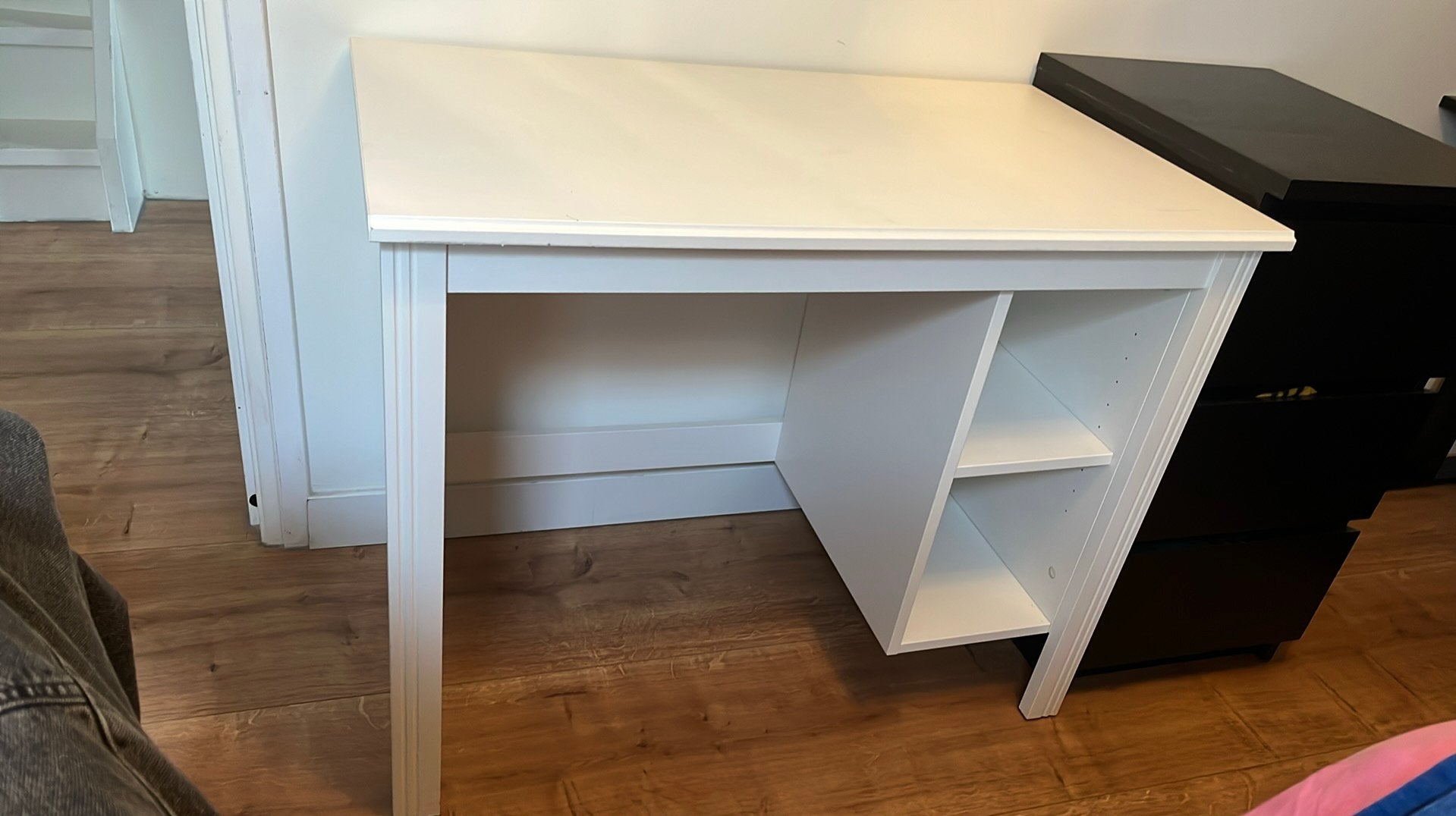 Wit kinderbureau Ikea 90x52x73 centimeter, Huis en Inrichting, Gebruikt, 52 cm, Ophalen of Verzenden, IKEA