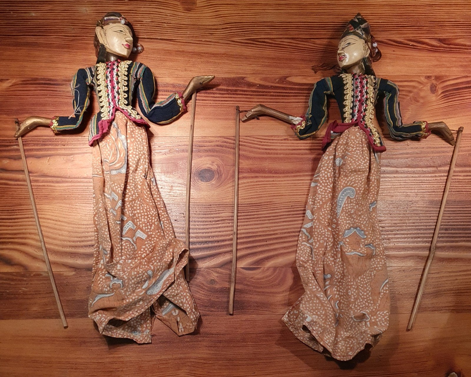 ⚜️ Klassieke Wayang Golek poppen - Indonesisch - handmade ⚜️, Ophalen of Verzenden