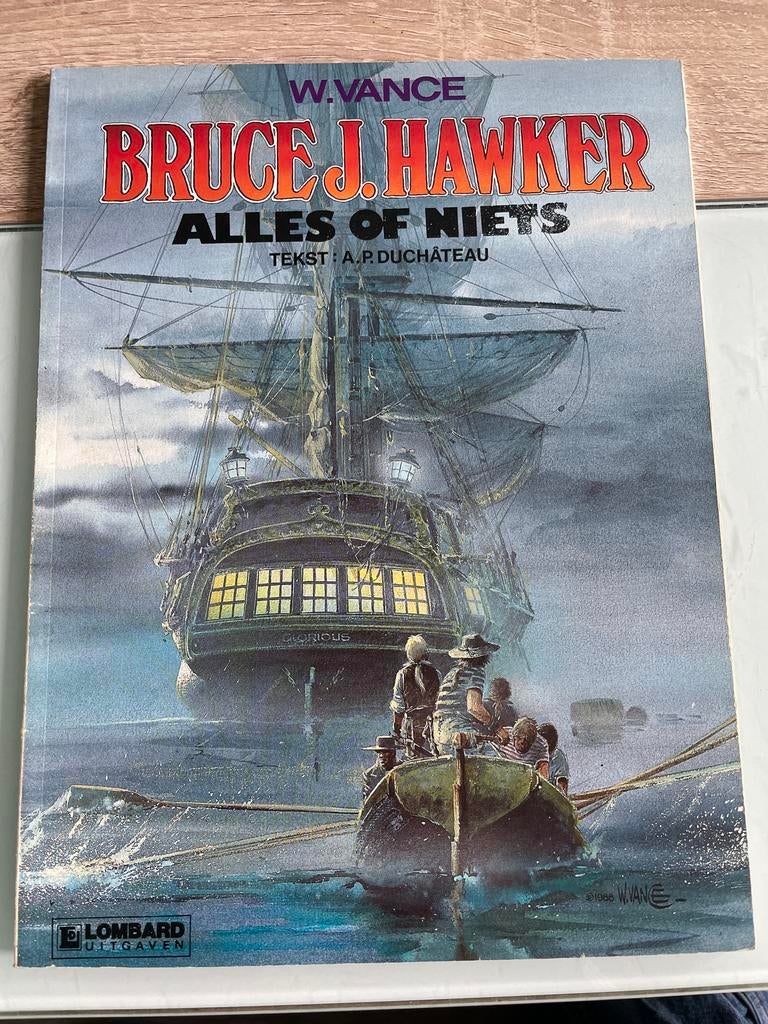 Bruce J. Hawker - Alles of Niets (Lombard Uitgaven), Eén stripboek, Ophalen, Gelezen