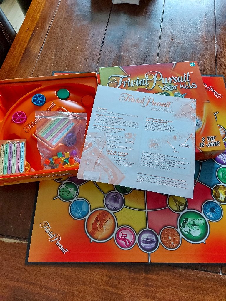 Trivial pursuit voor kids, Hobby en Vrije tijd, Gezelschapsspellen | Bordspellen, Ophalen of Verzenden, Gebruikt, Parker