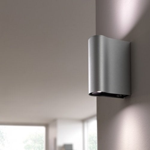 Wandlamp PHILIPS Ledino Pytha LED Aluminium 2x2W AANBIEDING!, Ophalen of Verzenden, Nieuw, Plafondspot of Wandspot