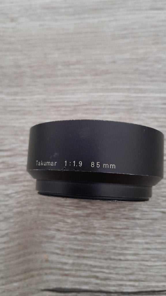 Originele Asahi Takumar 85mm f/1.9 zonnekap 58mm, Ophalen of Verzenden, Telelens