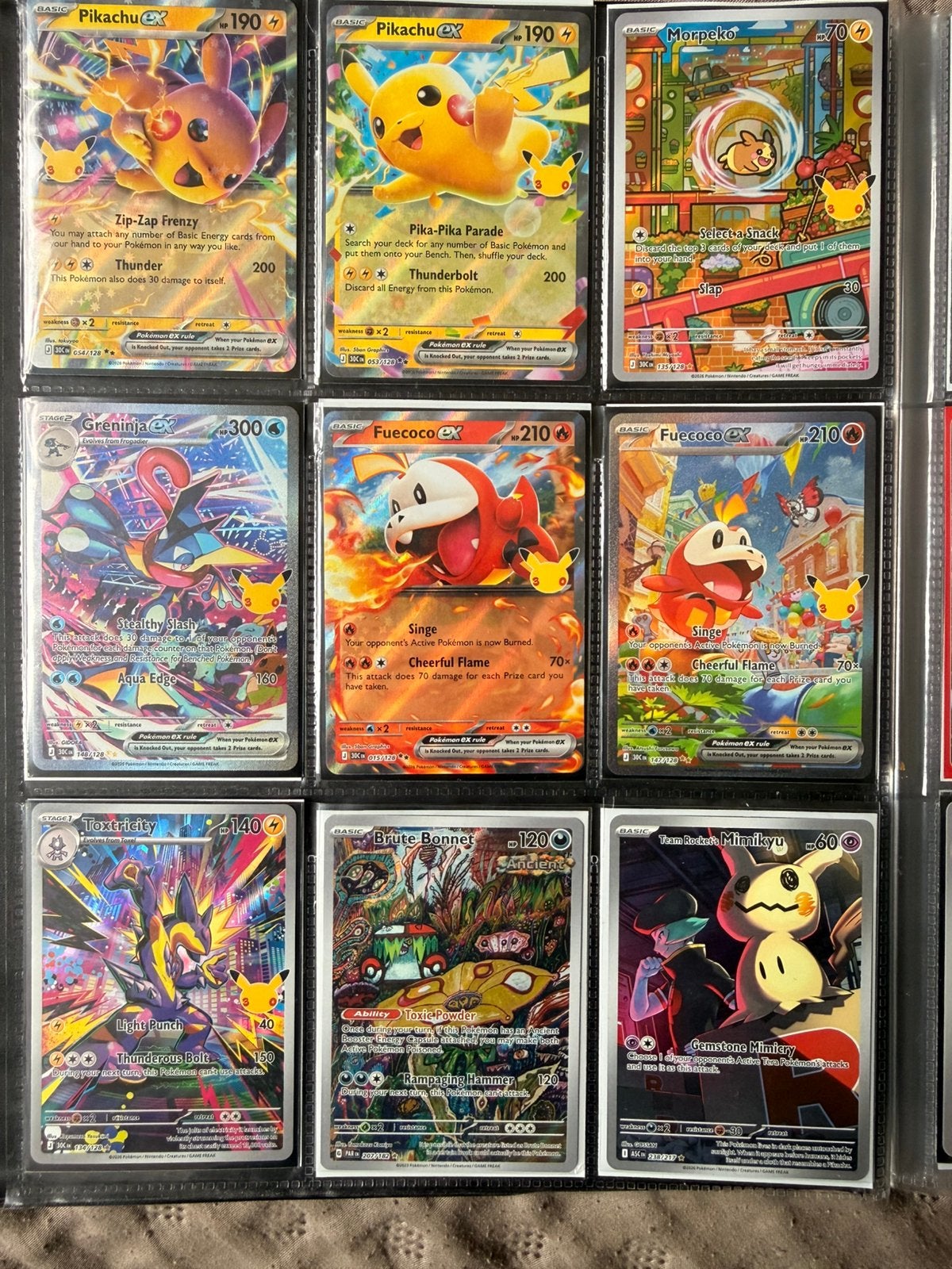 Foto 2 van Pokémon 30th anniversary  Collectie & Meer EXTRA KAARTEN
