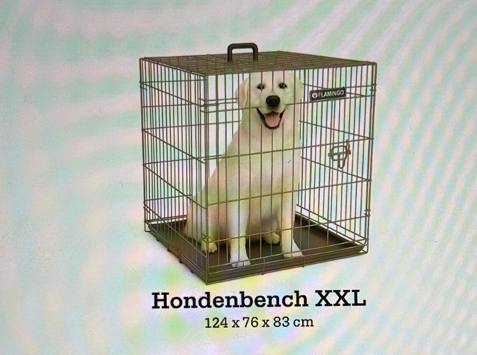Opvouwbare hondenbench, Dieren en Toebehoren, Hondenbenches, Ophalen, Nieuw