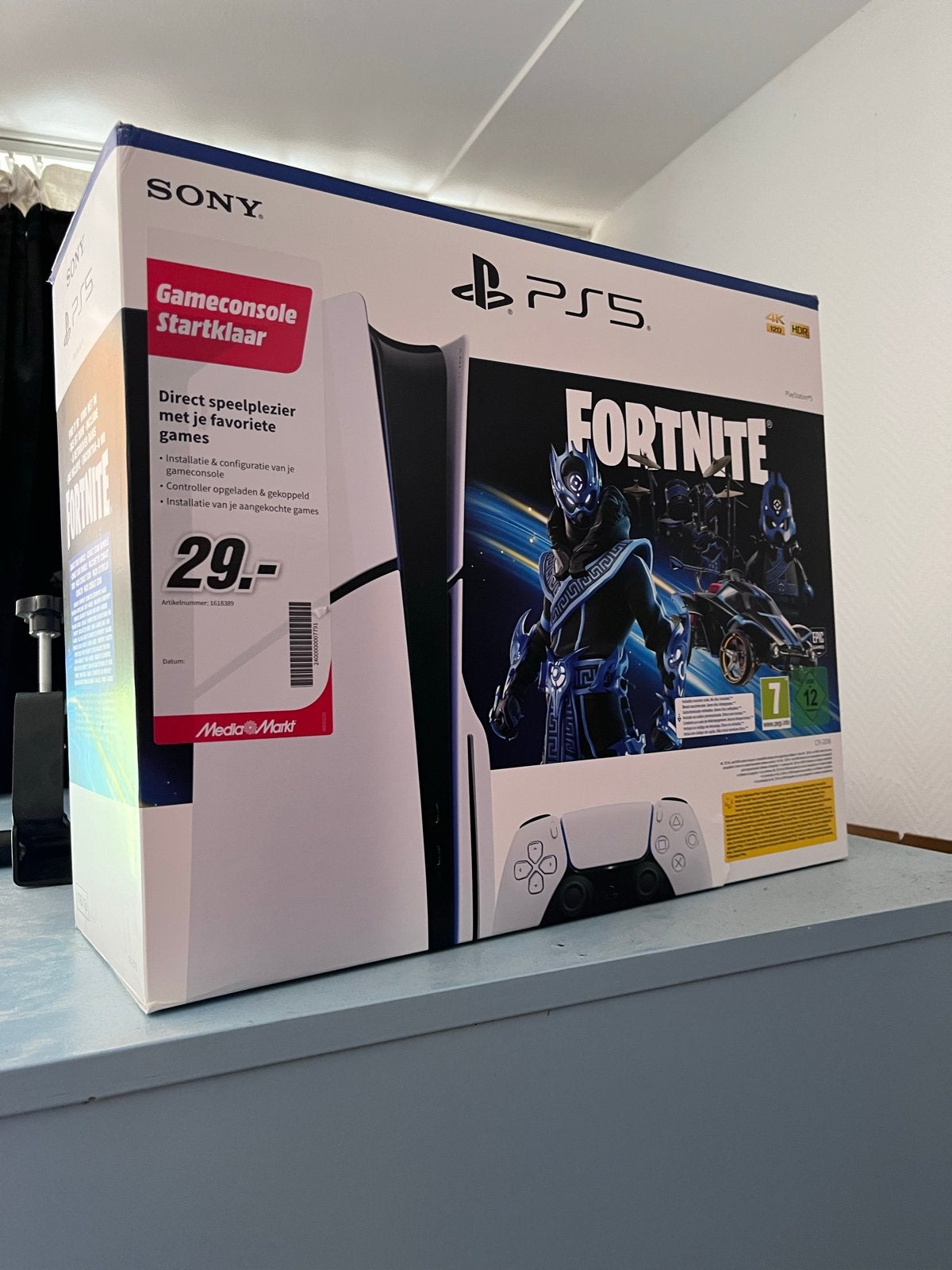 PS5 Fortnite Editie - Doos en Boekjes (GEEN CONSOLE), Spelcomputers en Games, Games | Sony PlayStation 5, Ophalen, Gebruikt
