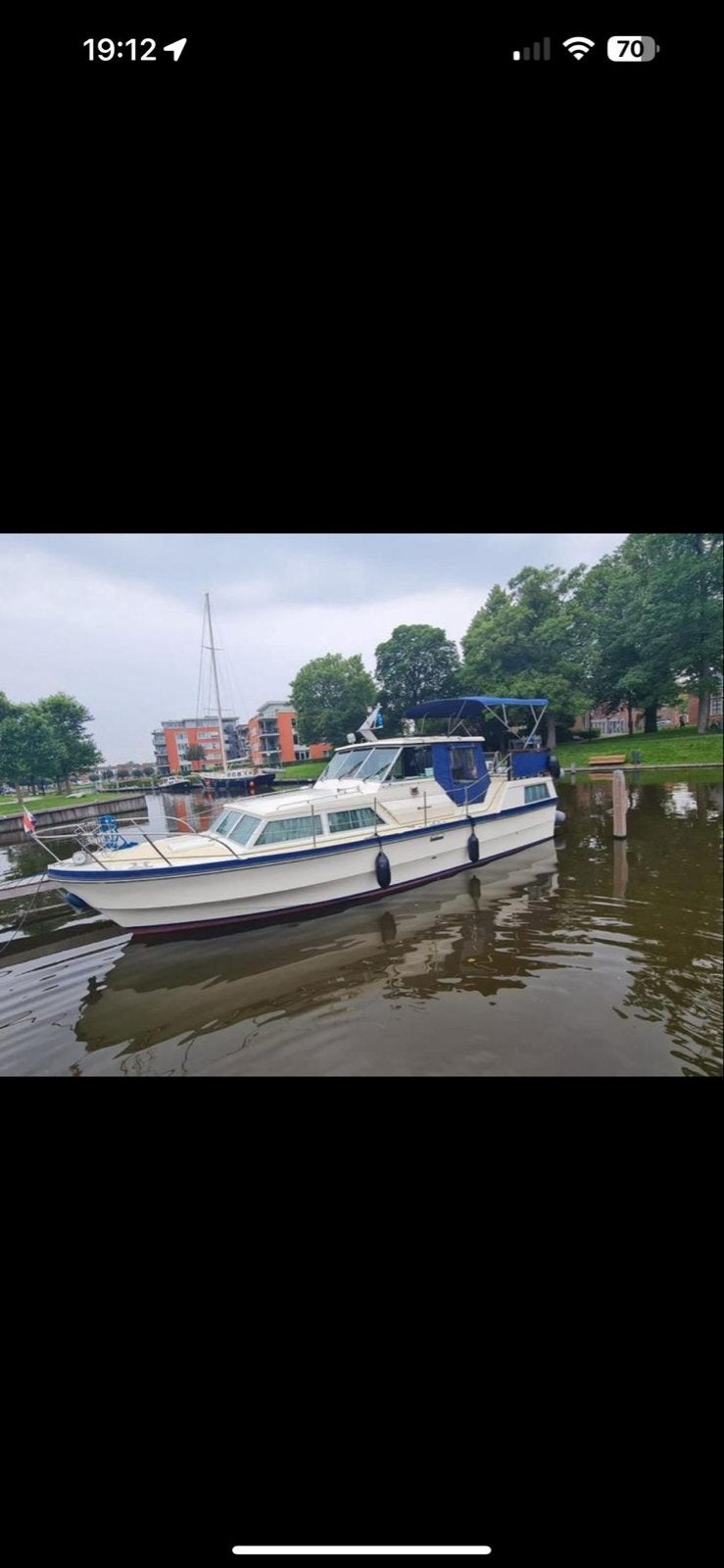 Birchwood 33 Kajuitboot - Polyester - 2x 128 PK, Watersport en Boten, Overige merken, Gebruikt, Polyester, Ophalen