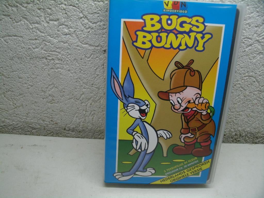 vhs 61a bugs bunny 5 tekenfilms, Cd's en Dvd's, VHS | Kinderen en Jeugd, Alle leeftijden, Ophalen of Verzenden, Zo goed als nieuw