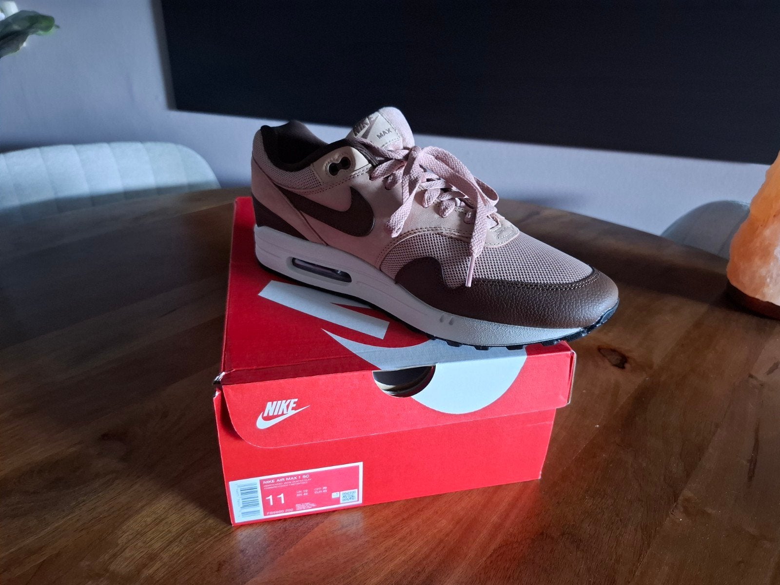 Nike air max 1 87 hemp cacao 45 11 ds 160 euro, Kleding | Dames, Schoenen, Ophalen of Verzenden, Nieuw, Sneakers of Gympen