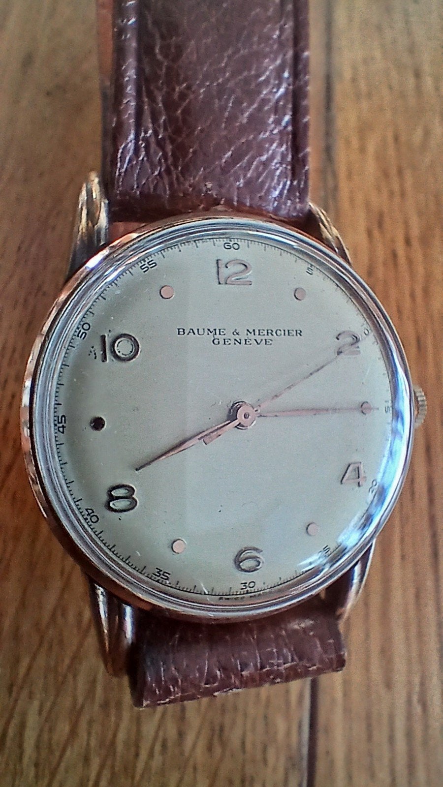 Baume & Mercier Genève Handopwinder Polshorloge, Overige merken, Overige materialen, Met bandje, Verzenden