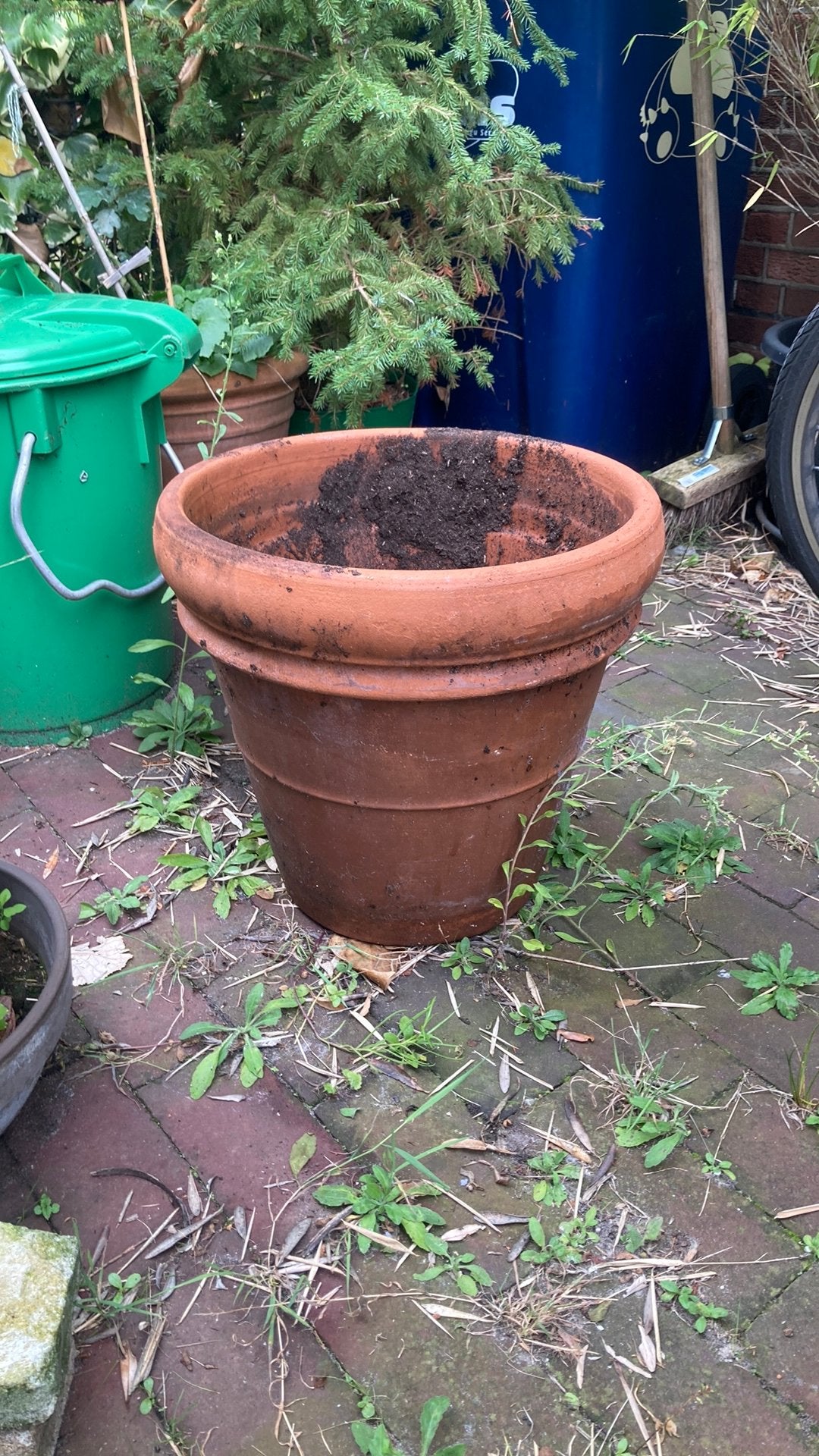 Grote bloempot, Tuin en Terras, Ophalen, Steen, Minder dan 60 cm, Rond