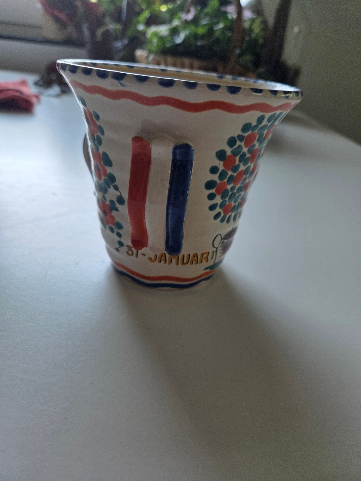 Sierpot van Plateelbakkerij ter ere geboorte prinses Beatrix, Ophalen of Verzenden