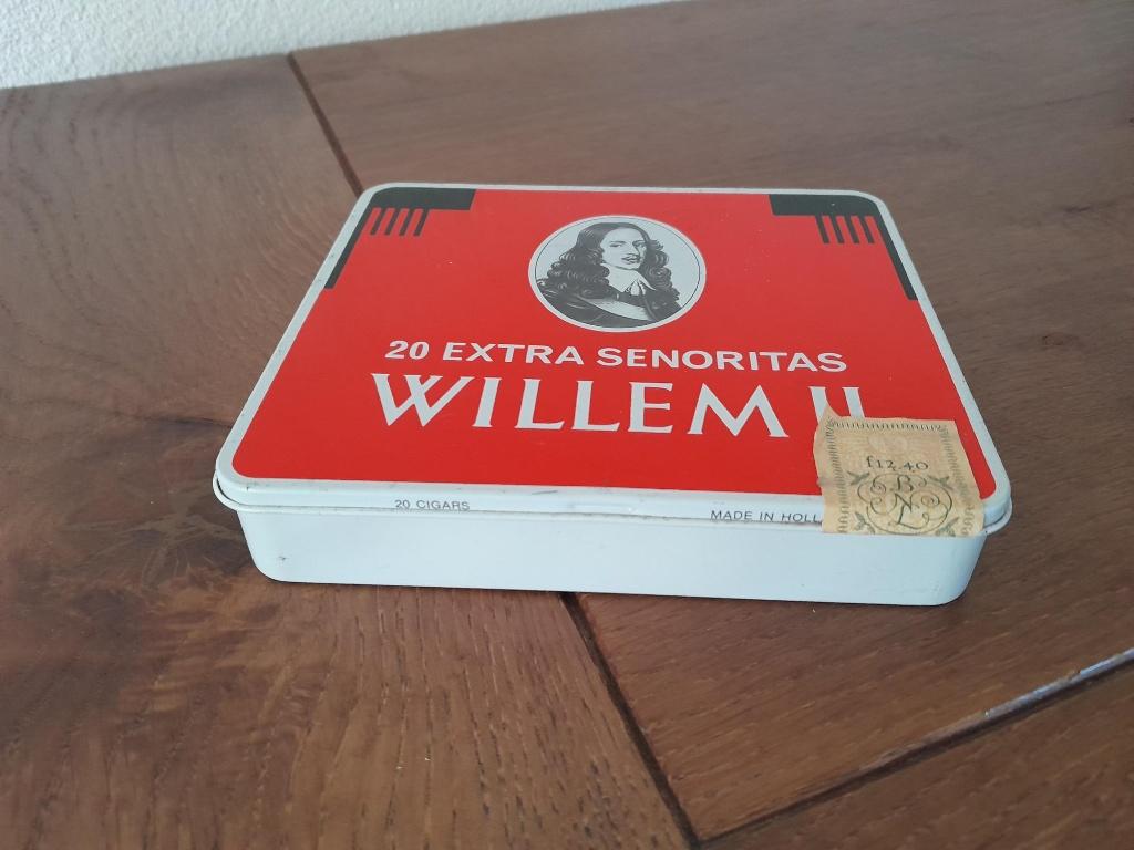 sigarenblik 20 extra senoritas Willem II B.V. Valkenswaard, Ophalen of Verzenden, Zo goed als nieuw, Overige, Overige merken