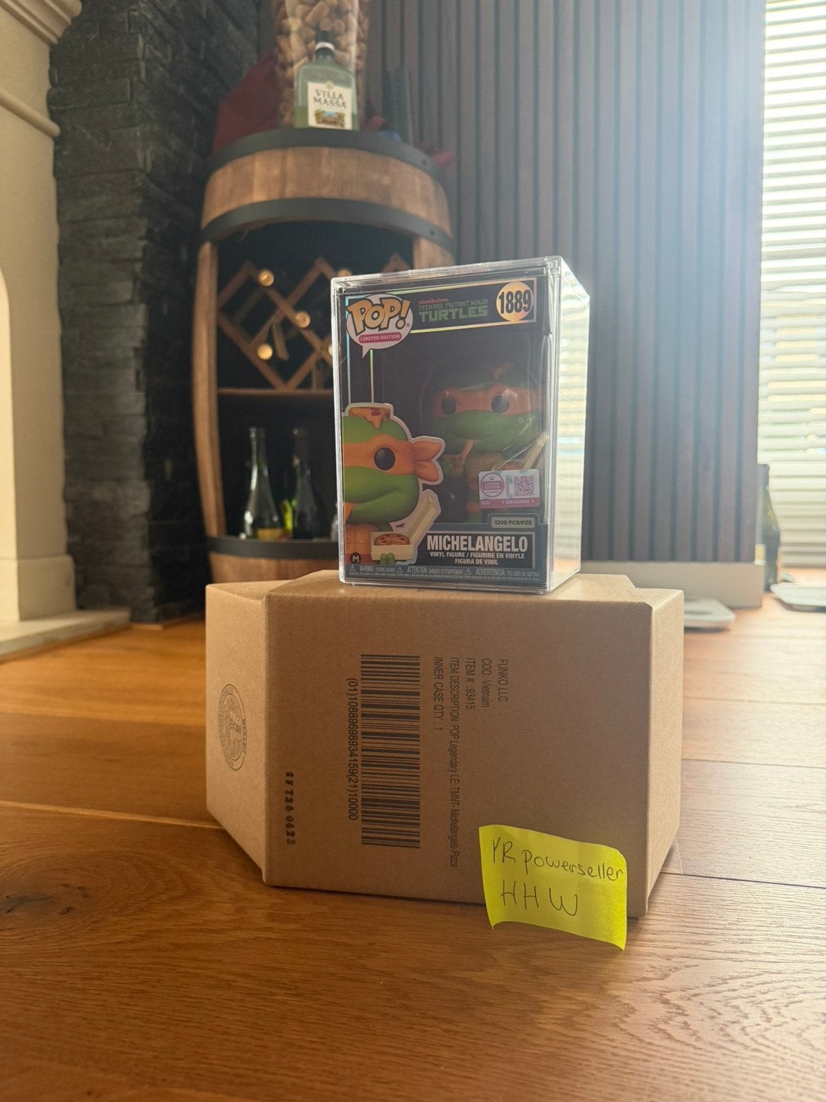 Funko Pop #1889 Michelangelo Eating Pizza Limited 1200, Ophalen of Verzenden, Nieuw