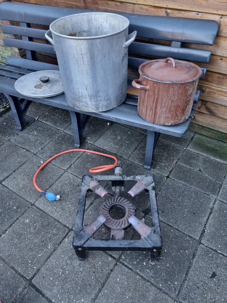 Kookpan met brander, Ophalen of Verzenden, Overige typen