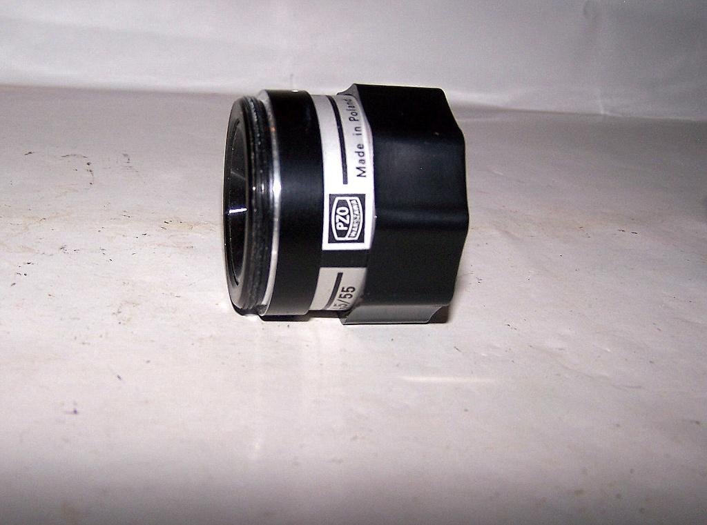 PZO Mikar/s 4,5/55mm vergrotingslens. Izgs. Zeldzaam., Ophalen of Verzenden, Zo goed als nieuw, Doka-onderdelen
