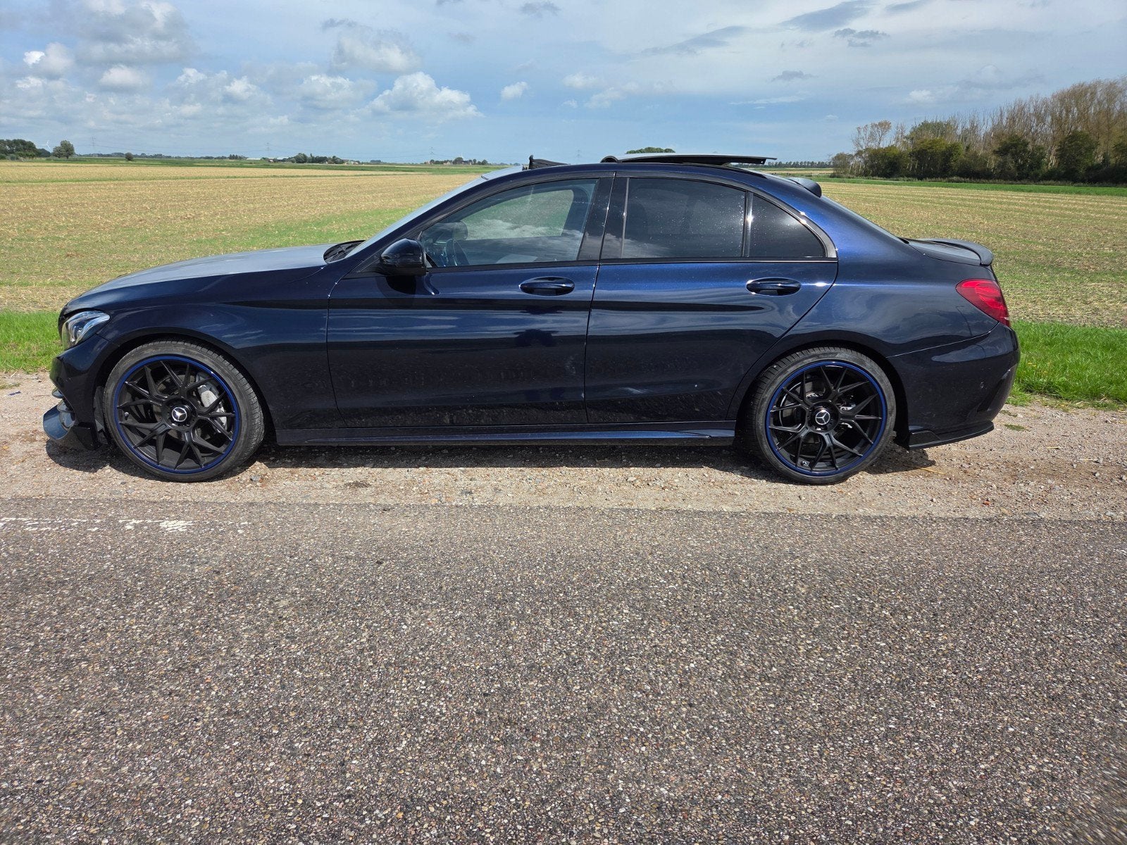 dikke c klasse amg styl, Automaat, 1800 kg, Zwart, Blauw