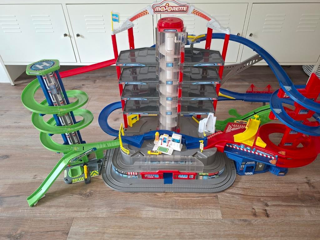 Majorette autobaan garage, Ophalen, Handmatig, Overige merken