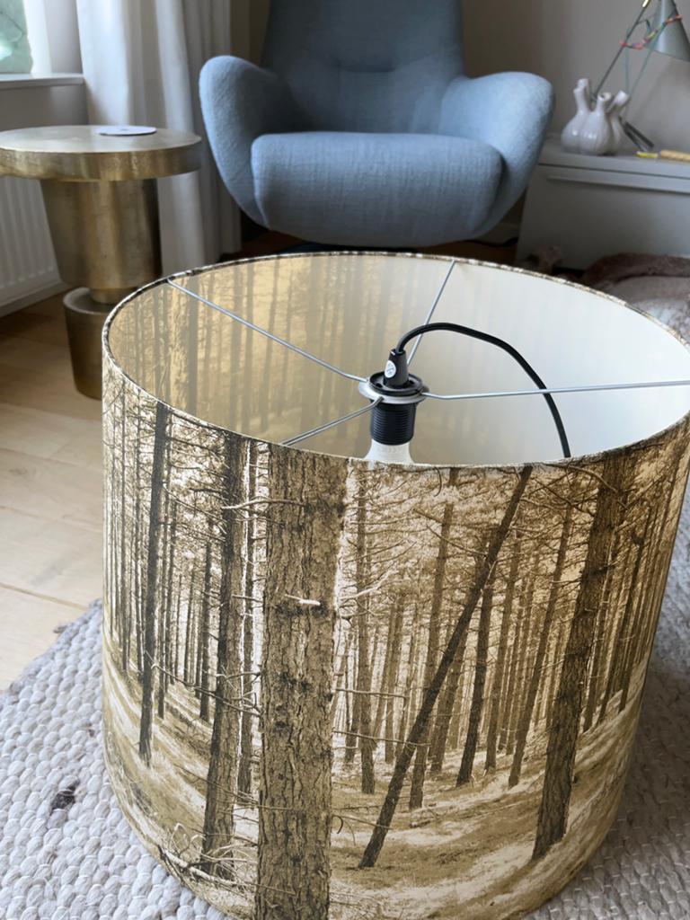 Unieke Design brunklaus shady tree lampenkamp, Ophalen, Zo goed als nieuw, Rond
