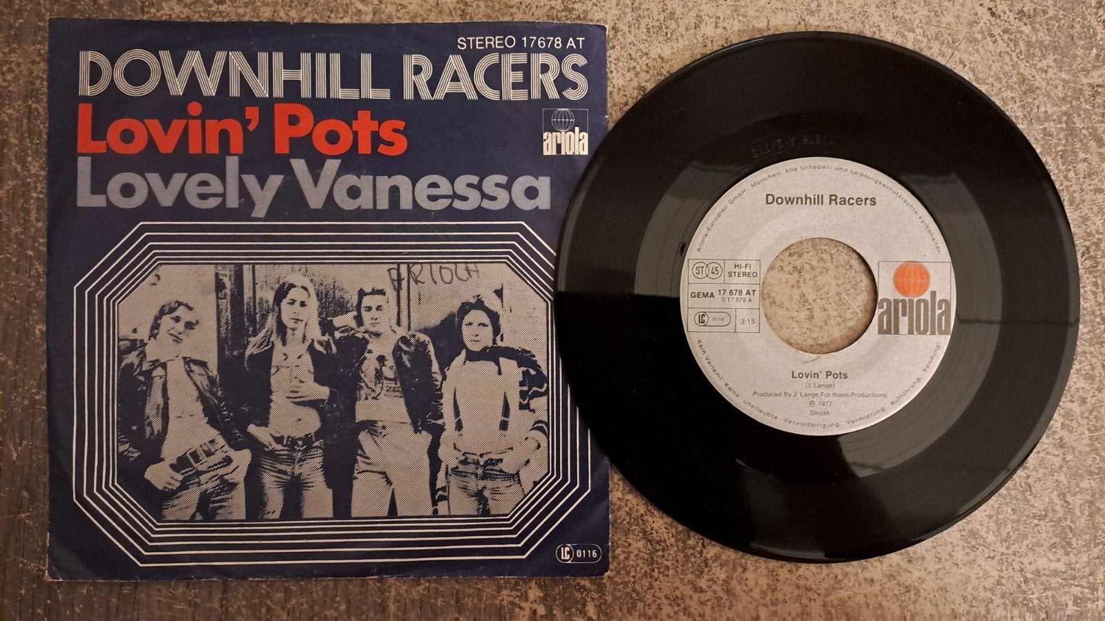 Downhill racers  - lovin' pots, Gebruikt, 7 inch, Pop, Fotohoes
