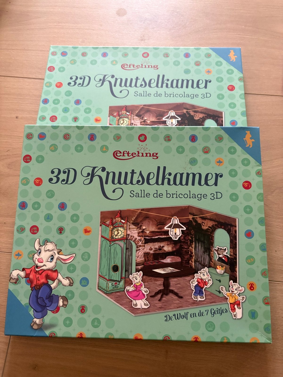 Efteling 3D Knutselkamer De Wolf en de 7 Geitjes (Nieuw), Fantasie, Nieuw, Meerkleurig, Ophalen of Verzenden