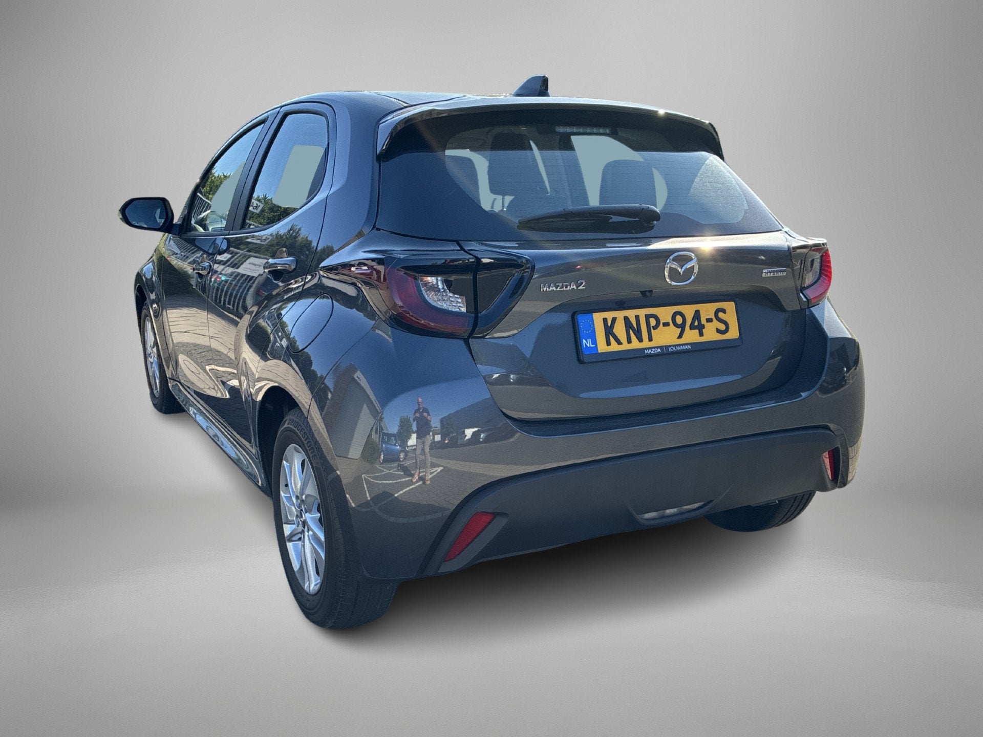 Mazda 2 Hybrid 1.5 Centre-line | Automaat | Apple Carplay/An, Auto's, Hybride Elektrisch/Benzine, 3 cilinders, Zilver of Grijs