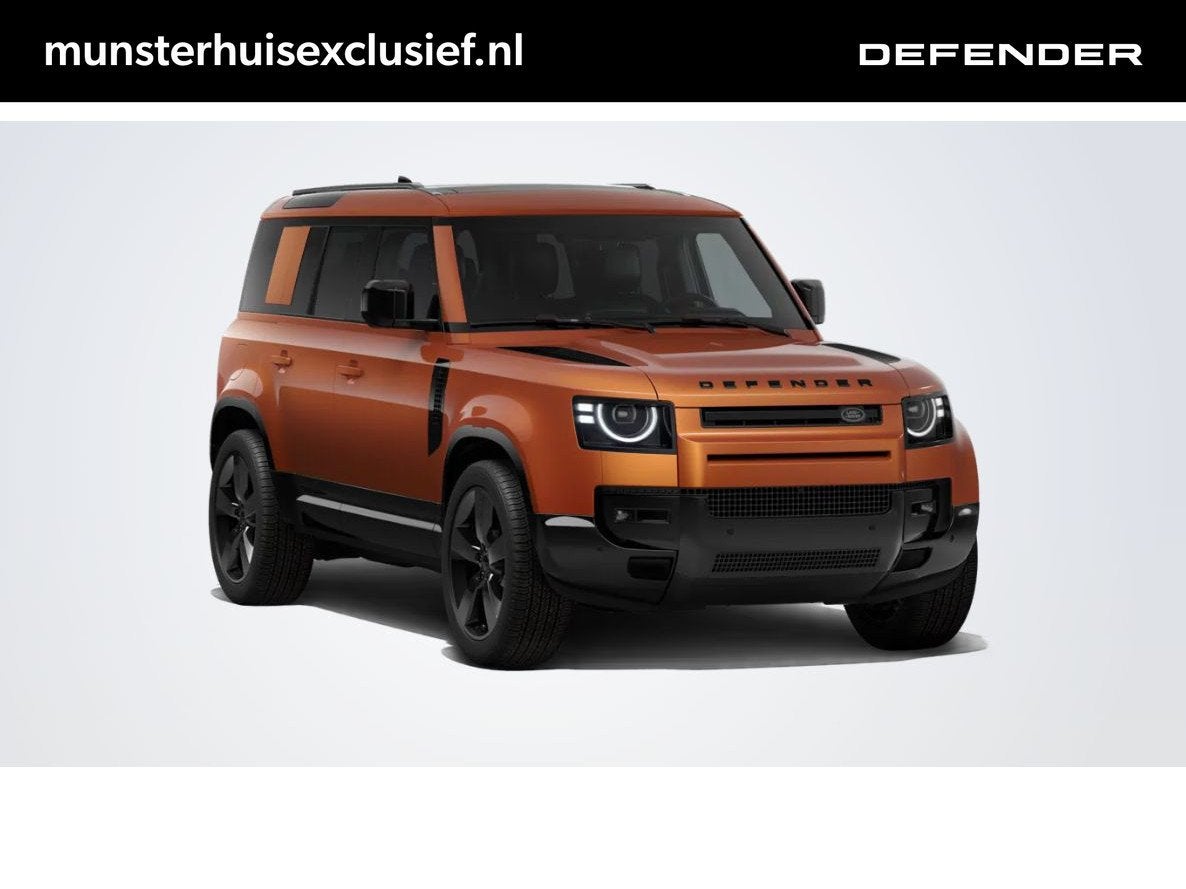 Land Rover Defender 110 2.0 P300e 110 HSE Dynamic Edition |, Auto's, Automaat, 12 maanden, Zwart, Hybride Elektrisch/Benzine