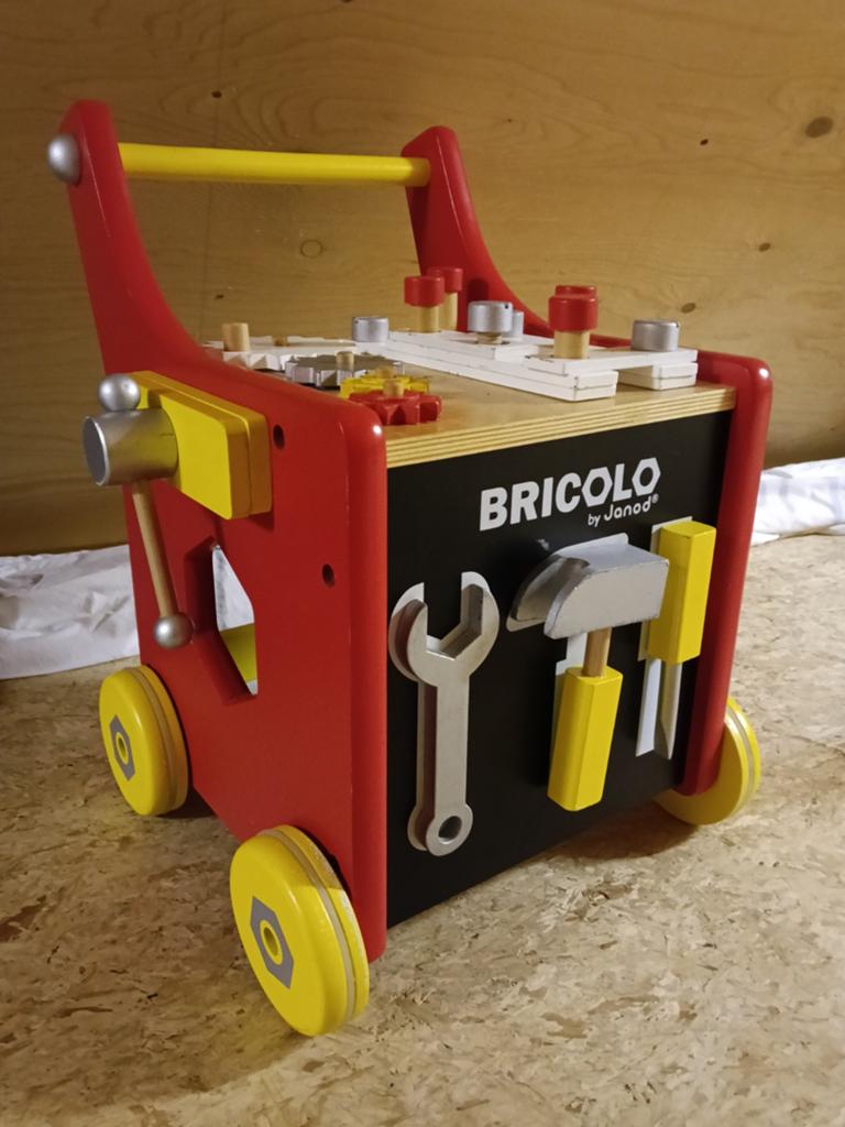 Loop kar werkbank van Bricolo., Ophalen