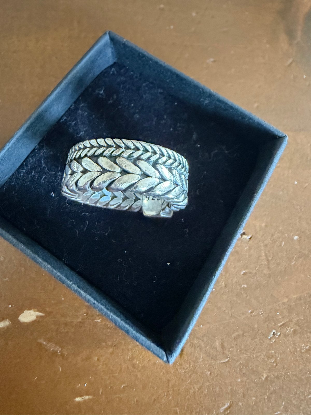 Buddha to Buddha zilveren  ring Barbara dubbel maat 17, Gebruikt, Ophalen of Verzenden, 17 tot 18, Dame of Heer