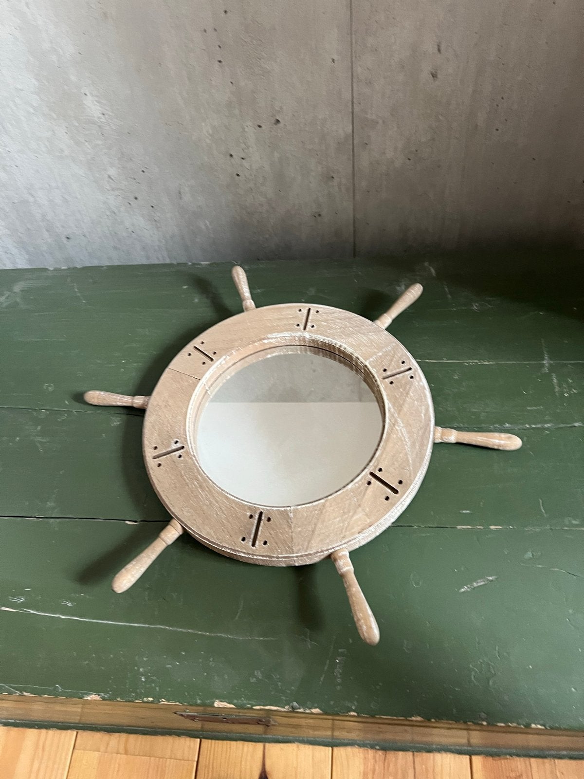 Decoratieve spiegel in stuurwielvorm, Minder dan 50 cm, Rond, Nieuw, Ophalen of Verzenden