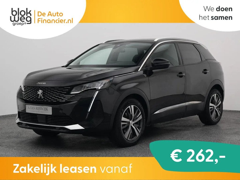 Peugeot 3008 € 19.700,00, Gebruikt, 1199 cc, Leder en Stof, Zwart