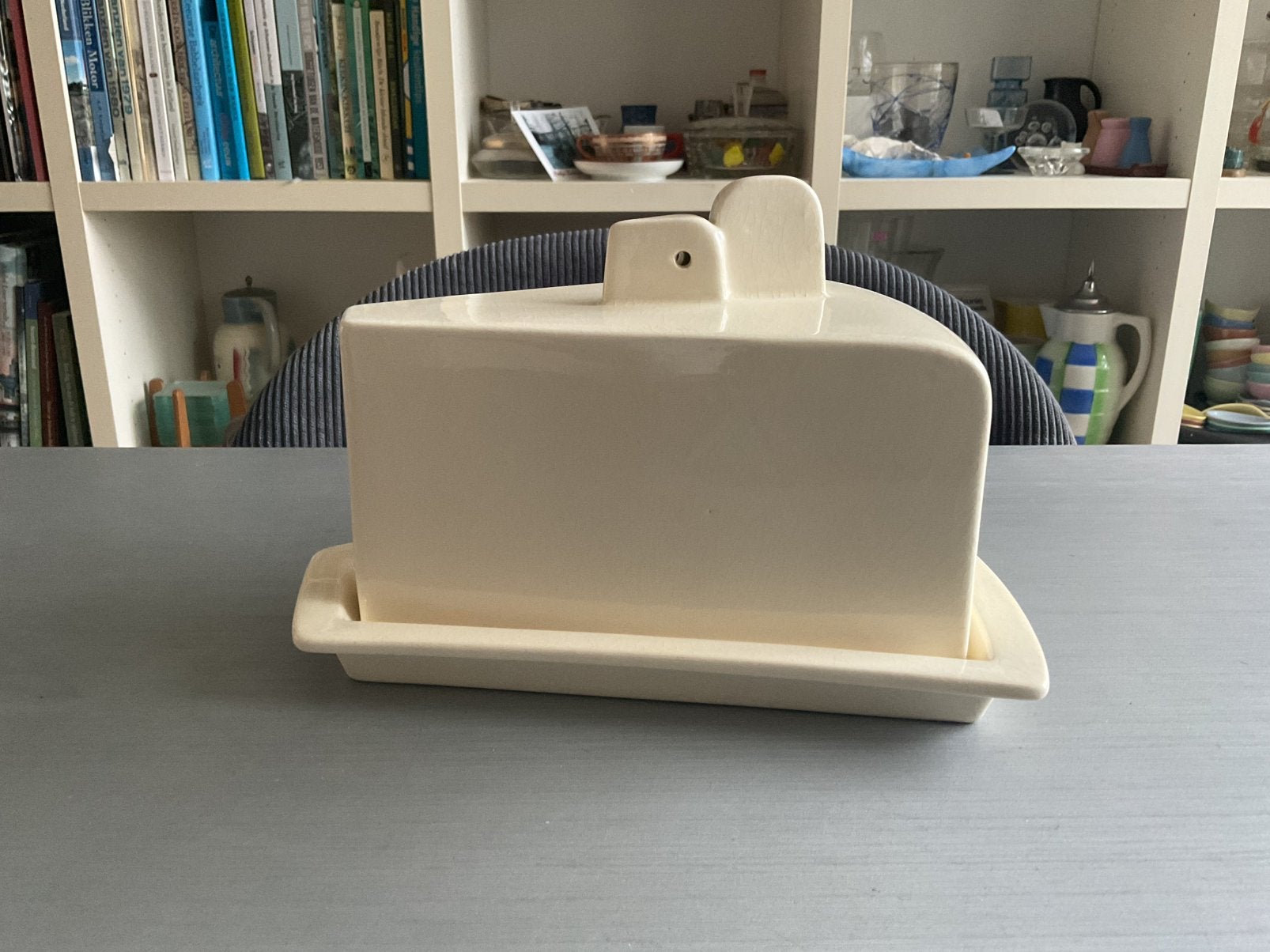 Art Deco Mosa Plateel kaasstolp 1918 -1940; €25,00, Antiek en Kunst, Ophalen of Verzenden