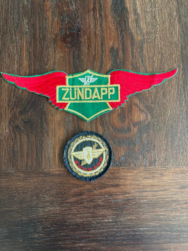 Zündapp Emblemen / Patches - Set van 2, Ophalen of Verzenden, Zo goed als nieuw