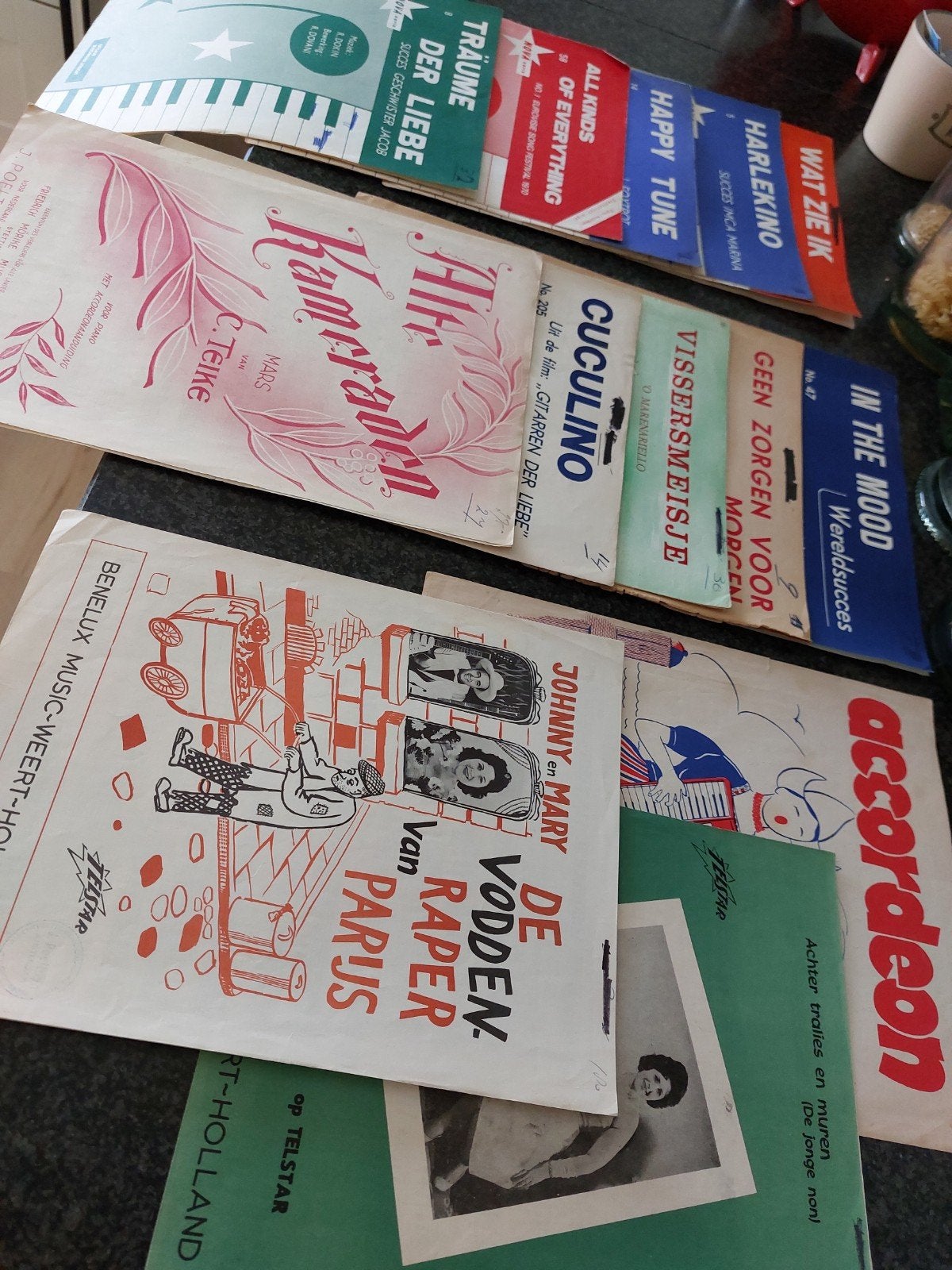 Bladmuziek voor accordeon, Muziek en Instrumenten, Bladmuziek, Ophalen of Verzenden, Artiest of Componist, Accordeon