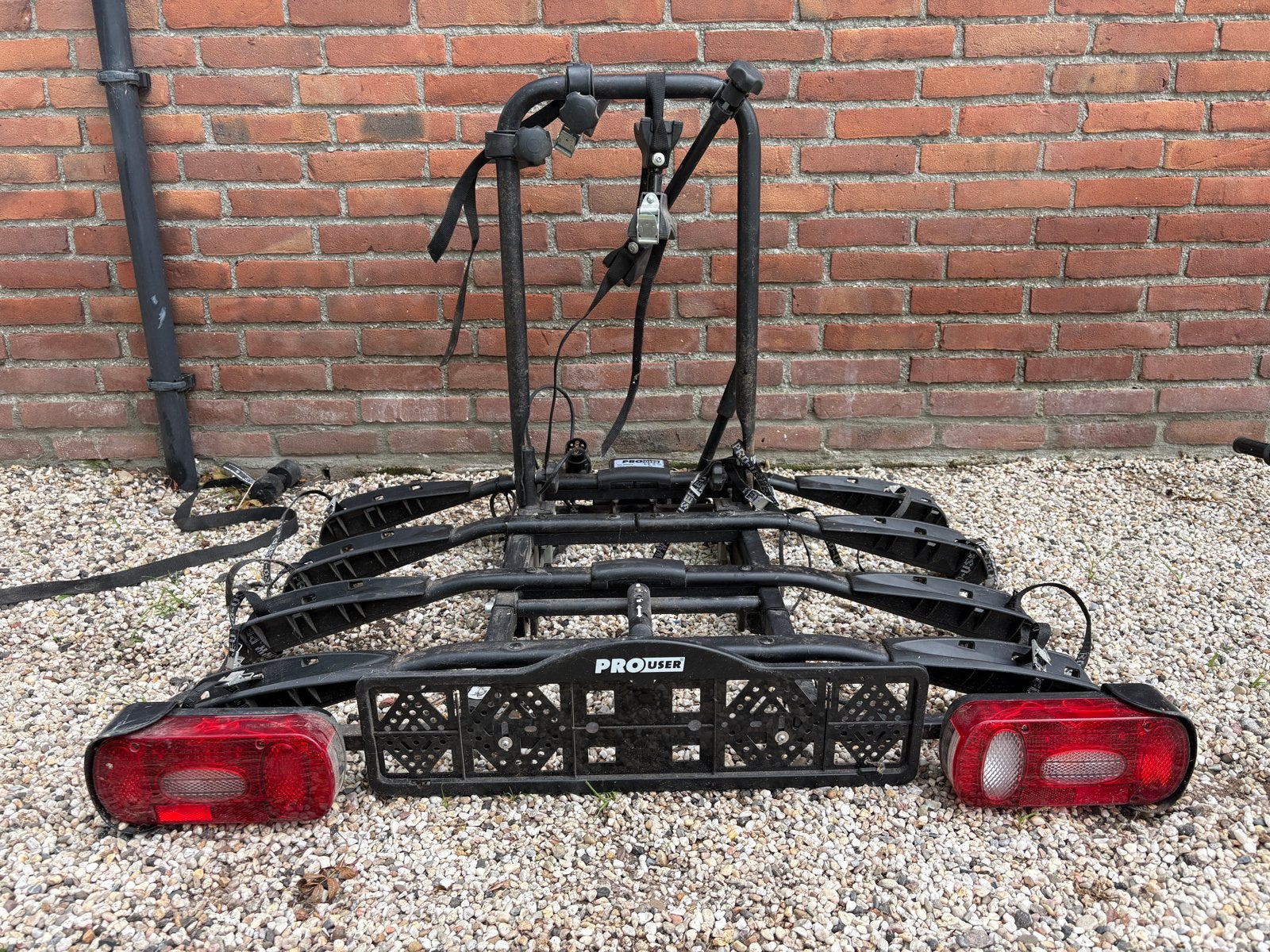 PRO USER. AMBER IV Trekhaak Fietsendrager, Ophalen, 3 fietsen of meer, Gebruikt, Trekhaakdrager