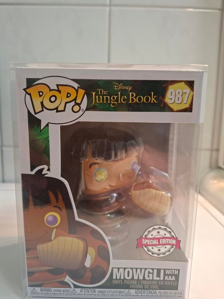 Funko Pop! Disney The Jungle Book - Mowgli with Kaa #987, Ophalen of Verzenden, Nieuw